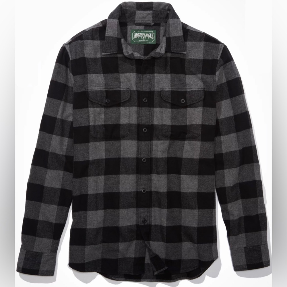 NWT AMERICAN EAGLE Super Soft Buffalo Plaid Flannel Men's Size M